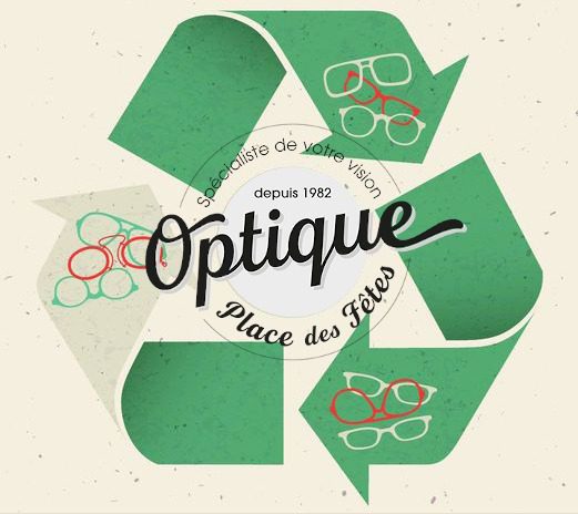 Collecte de lunettes pour recyclage et dons chez Optique Place des Fêtes opticien à Paris 19