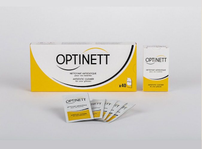 Produits d'entretien Lingettes nettoyantes pour lunettes et écrans Optinett chez Optique Place des Fêtes