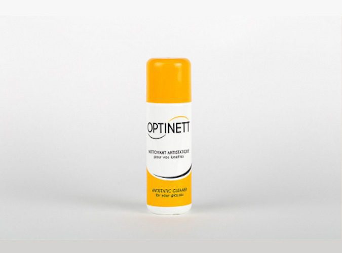 Spray nettoyant antistatique pour lunettes et écrans Optinett 120 ml -  Optique Place des Fêtes, opticien à Paris 19