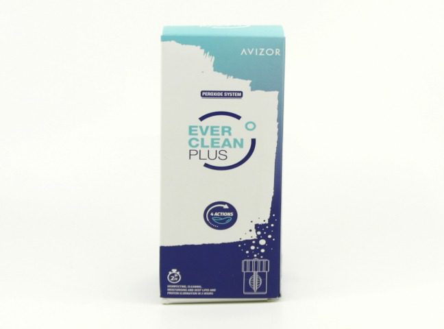 Ever Clean Plus solution oxydante d'entretien lentilles de contact Avizor 350 ml