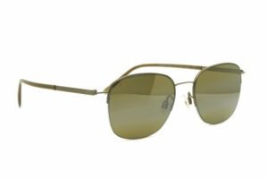 Lunettes de soleil Crater Rim - Gold Matte - Maui Jim 824 Biais-avant