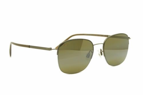 Lunettes de soleil Crater Rim - Gold Matte - Maui Jim 824 Biais-avant
