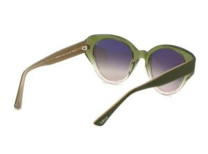 Lunettes de soleil Lafont Havane 4048 Biais arriere