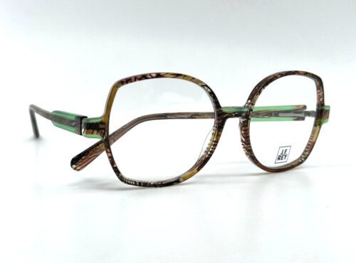 Lunettes De Vue JF REY JF1368 Turquoise Et Marron - Monture Acétate/métal - Neuf Avec étiquettes