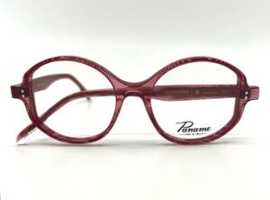 Lunettes Paname transparence points rouges, chez Optique Place des Fêtes opticien Paris 19