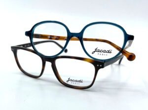 Duo de montures Jacadi pour frère et soeur chez Optique Place des Fêtes opticien Paris 19