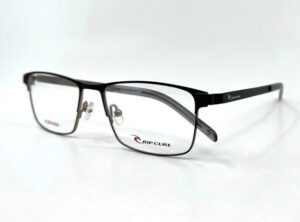 Monture Rip Curl homme, forme rectangulaire en métal noir, chez Optique Place des Fêtes, votre opticien à Paris 19