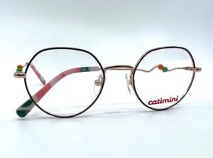 Lunettes Catimini métal avec billes en ornement de branche pour fille chez Optique Place des Fêtes opticien Paris 19