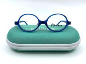 Lunettes Kaliboo bleu marine pour bébé chez Optique Place des Fêtes opticien Paris 19