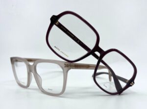Deux lunettes de vue Marc Jacobs pour femmes en acétate