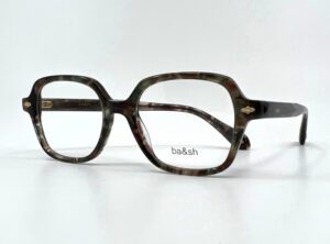 Ecaille verte, forme carrée sur lunettes de vue feme Ba&sh