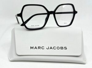 Grande monture optique Marc Jacobs noire féminine