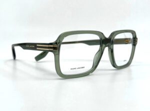 Lunettes de vue Marc Jacobs pour homme en acétate vert sauge de forme carrée