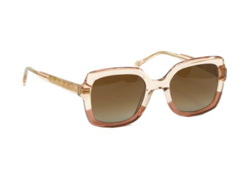 Lunettes de soleil Clemence et Margaux L'étudiante CMS206 rose nude pailleté 742 vue avant