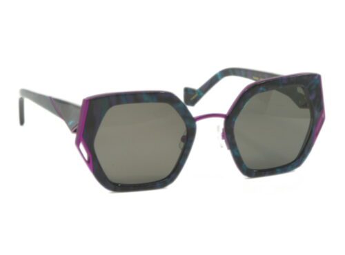 Lunettes de soleil Jean Francois Rey Babette bleu violet 4478 Vue avant