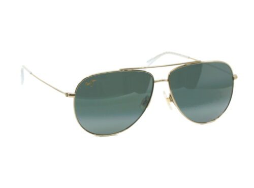 Lunettes de soleil Maui Jim Hauoli doré MJ 665 16A Vue avant