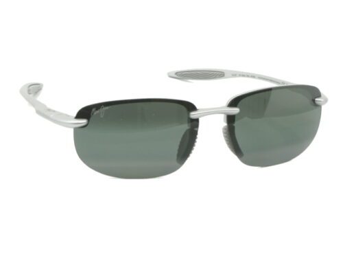 Lunettes de soleil Maui Jim Hookipa ultra argent MJ 677 17 Vue avant