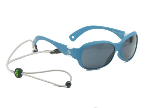 Lunettes de soleil enfant Aie Juju bleu Vue avec cordon