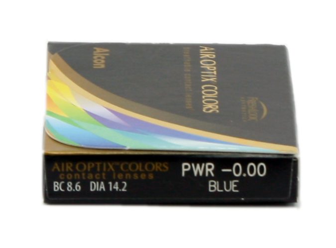 Air Optix Colors Blue Bleu azur 2 Lentilles mensuelles de couleur