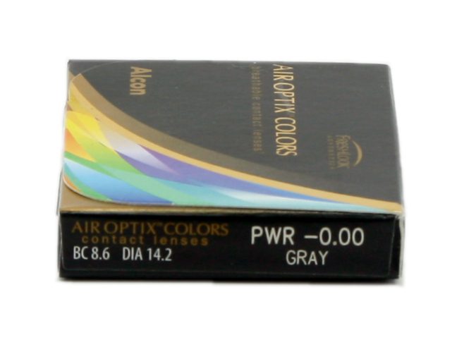 Air Optix Colors Gray Gris perle 2 Lentilles mensuelles de couleur