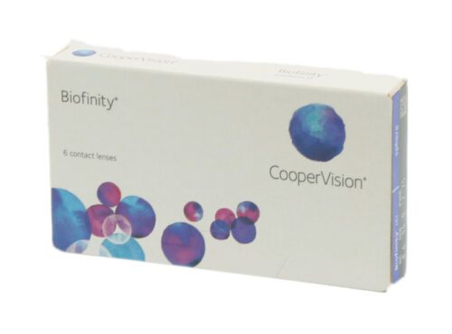 Biofinity - Boîte de 6 lentilles mensuelles sphériques - CooperVision
