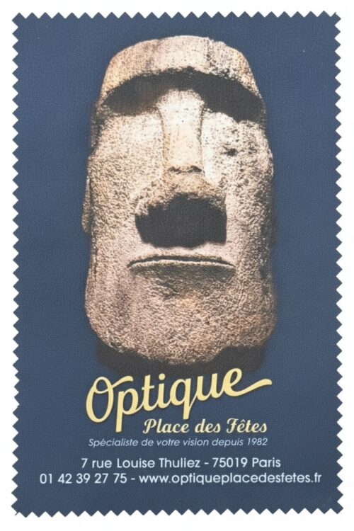 Chiffonnette statue Moai Optique Place des Fetes