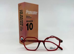 Lunettes Paname eyewear acétate rouge