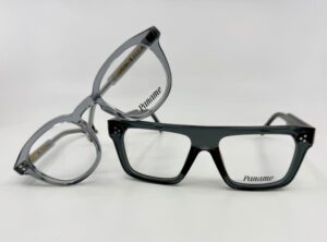 Lunettes Paname eyewear modèles Garibaldi II et Rue du Bac transparent gris