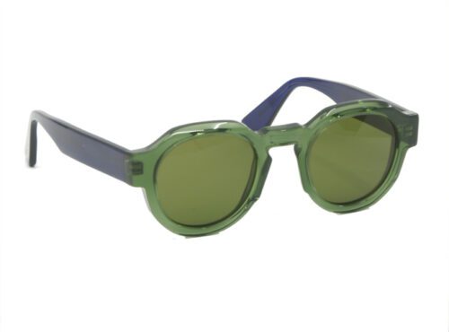 Lunettes de soleil Lafont Retro 4072E Vert transparent Vue avant