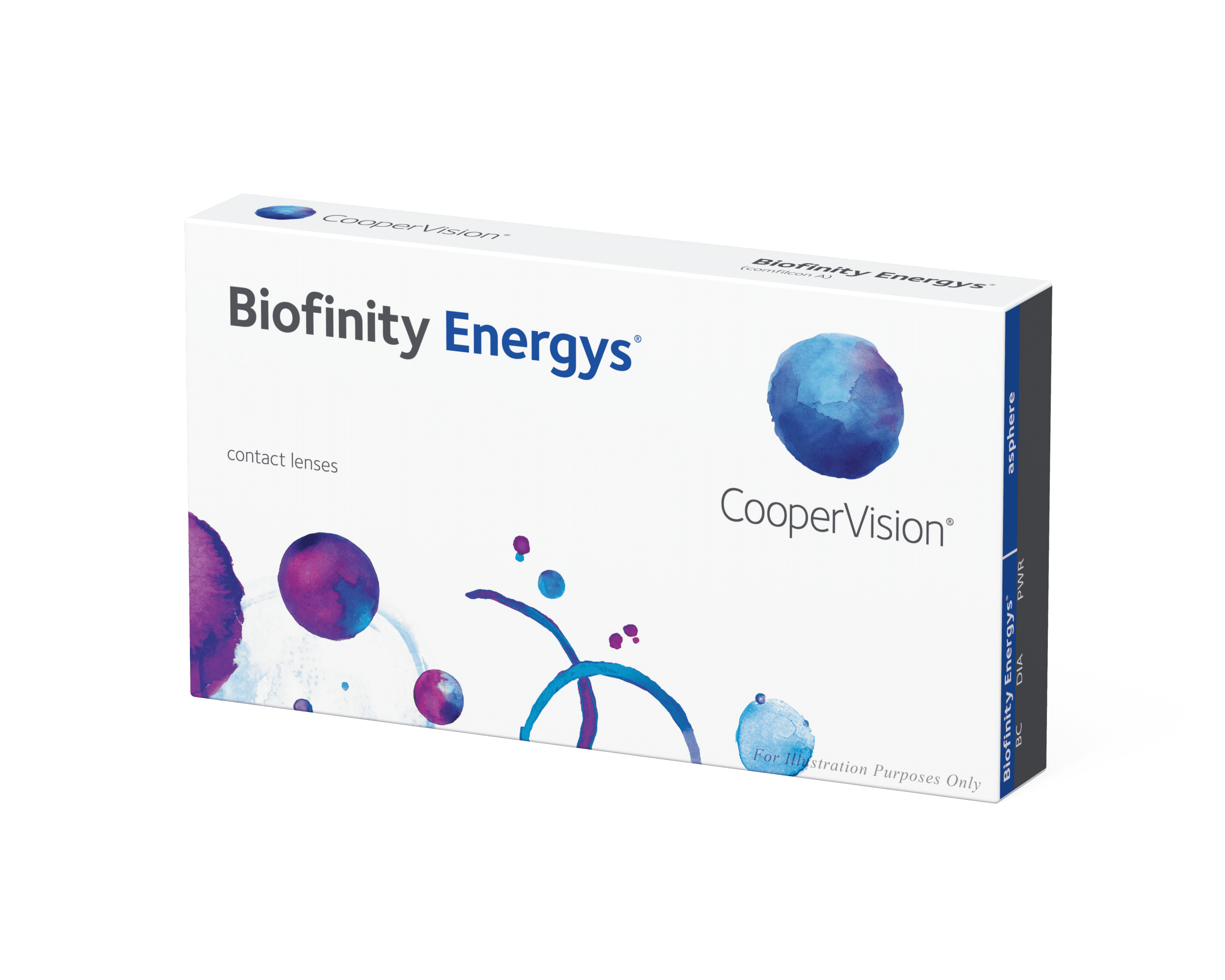 Biofinity Energys Lentilles mensuelles silicone hydrogel CooperVision