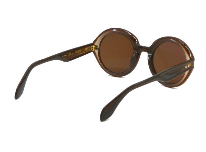 Lunettes de soleil Gigi Studios Revivre marron 46 GS1046 23 Vue biais arriere