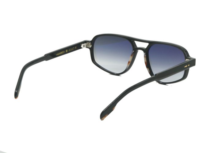 Lunettes de soleil Paname Maurice noire C1 Vue biais arriere