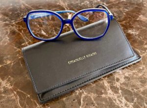 Lunettes de vue Emmanuelle Khanh EK Honey Bleu 510