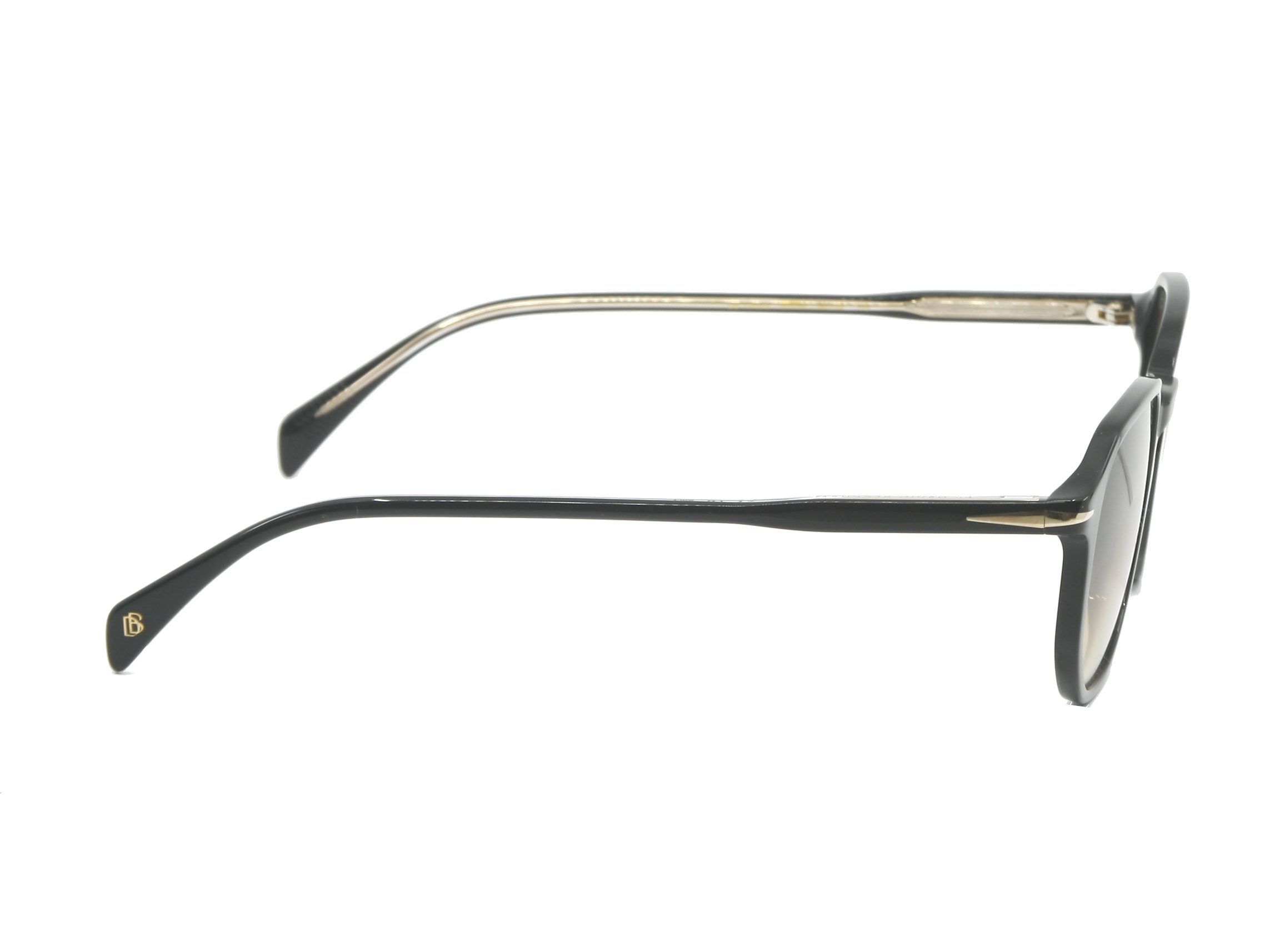 Lunettes de soleil David Beckham DB1140 S noir vue branches