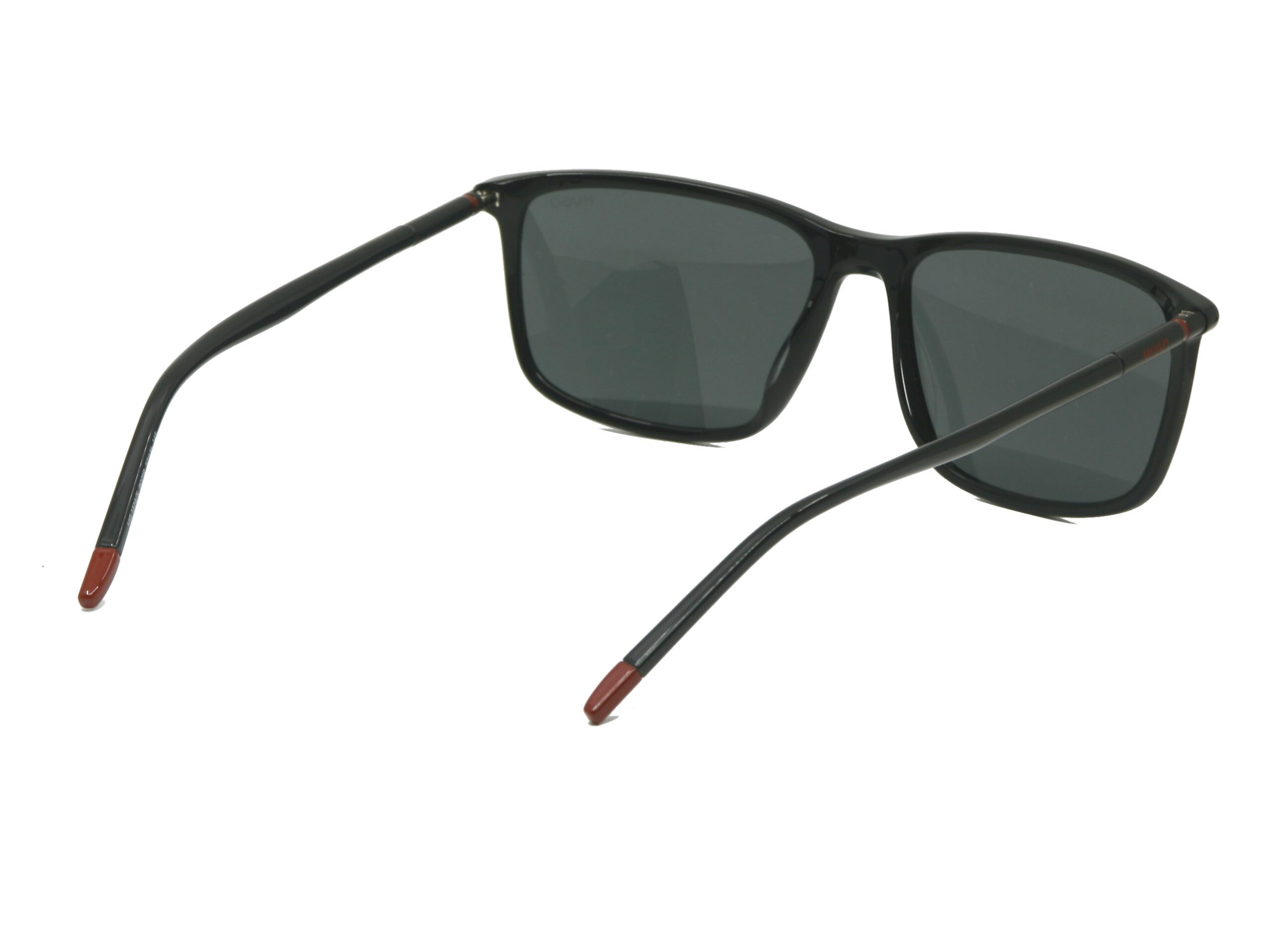 Lunettes de soleil Hugo noir1374S Vue biais arriere
