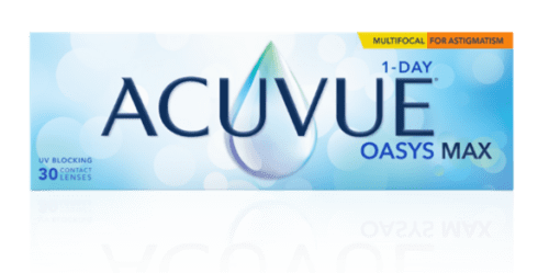 Acuvue Oasys Max 1-Day Multifocal for astigmatism