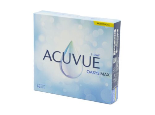 Lentilles quotidiennes Johnson & Johnson Acuvue Oasys Max 1-Day multifocal boite de 90 vue de face