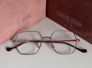 Lunette Caroline Abram Vitalia métal rose