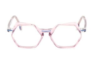 Lunettes Dzmitry Samal 009 rose Vue face