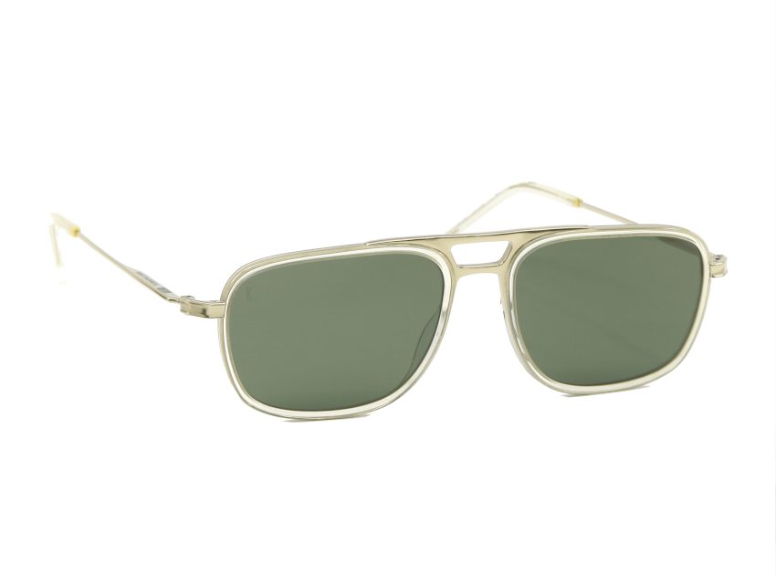 Lunettes de soleil Kaleos Kasten or Verres minéral vert G15 col 4 Vue principale