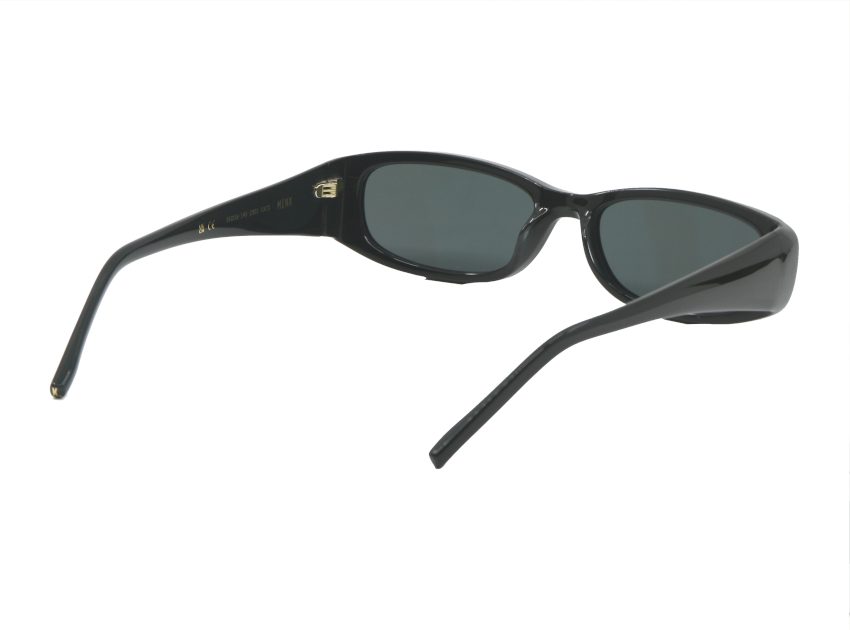 Lunettes de soleil Kaleos Minx noire Verres gris Col 1 Vue biais arriere