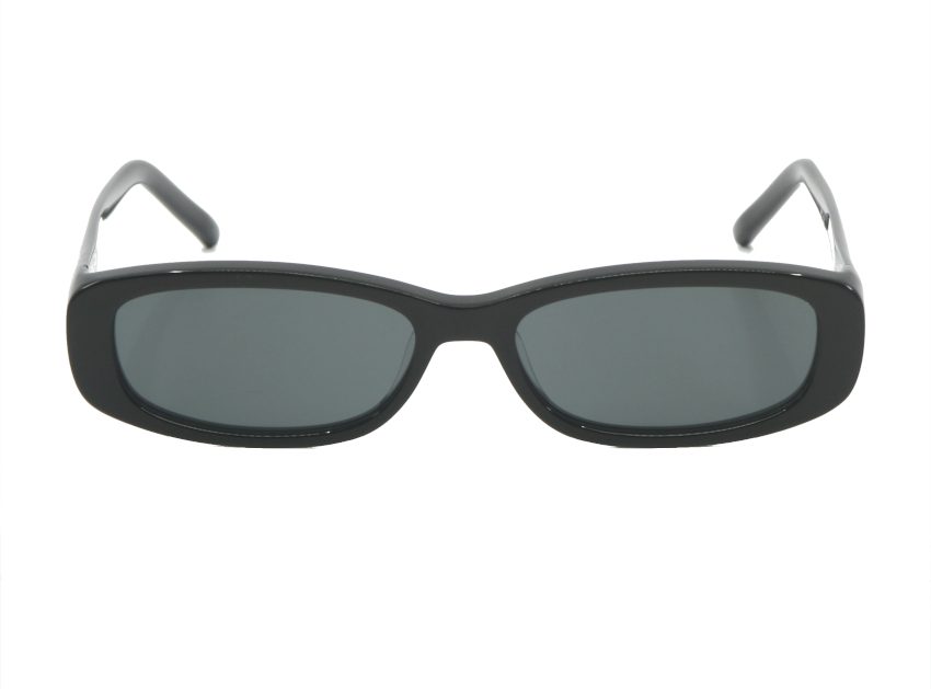 Lunettes de soleil Kaleos Minx noire Verres gris Col1 Vue de face