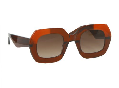 Lunettes de soleil Kaleos Mountains rouge Verres brun Col 4 Vue principale