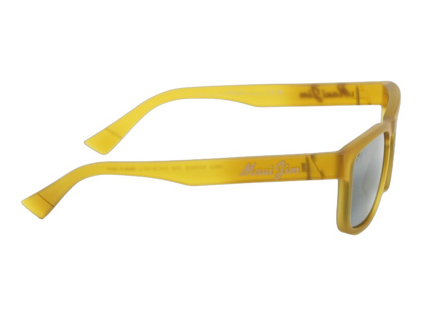 Lunettes de soleil Maui Jim Kupulau jaune MJ0395S 002 Vue branches