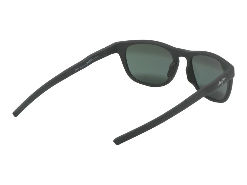 Lunettes de soleil Maui Jim Melemele noire MJ0597S 001 Vue biais arriere