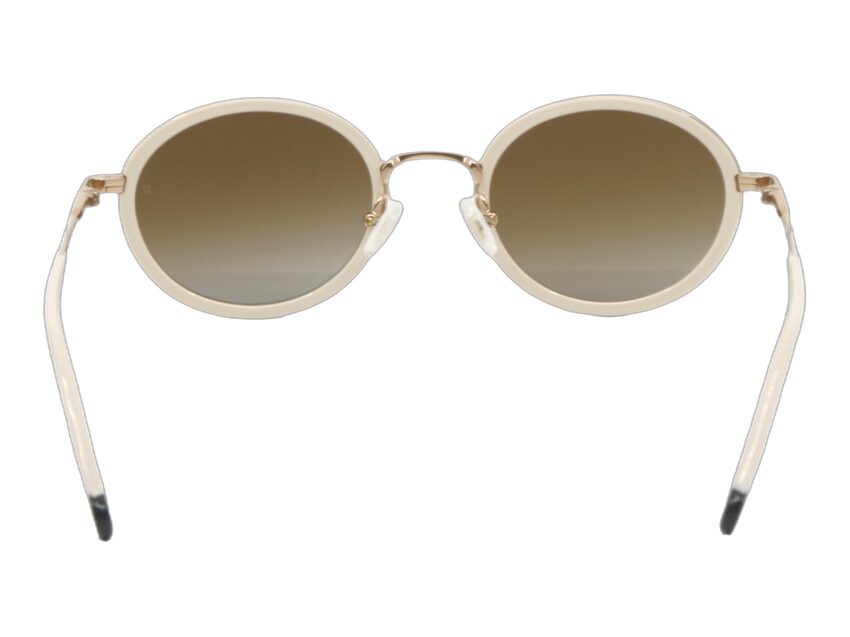 Lunettes de soleil Clemence et Margaux La sable Crème rose gold CMS219 01C Vue intérieure