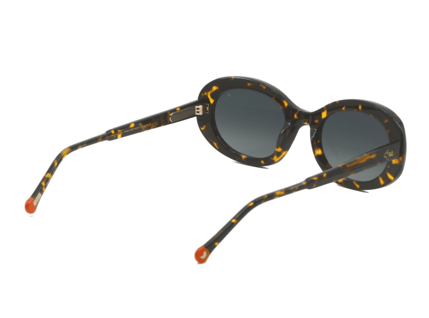 Lunettes de soleil Clemence et Margaux L'évasion écailleCMS218 810 Vue biais arriere