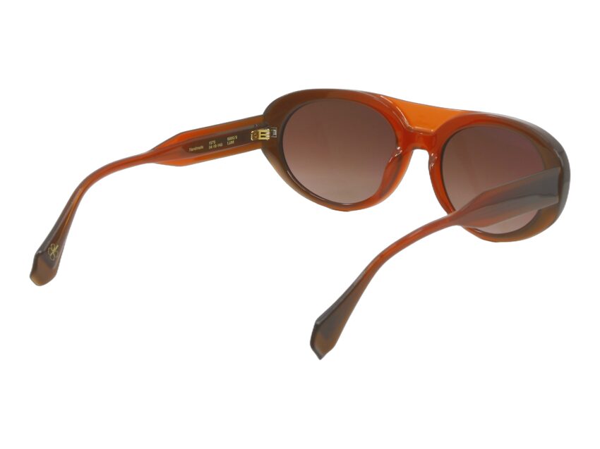 Lunettes de soleil Gigi Studios Lumi 6990 9 Caramel Vue biais arriere