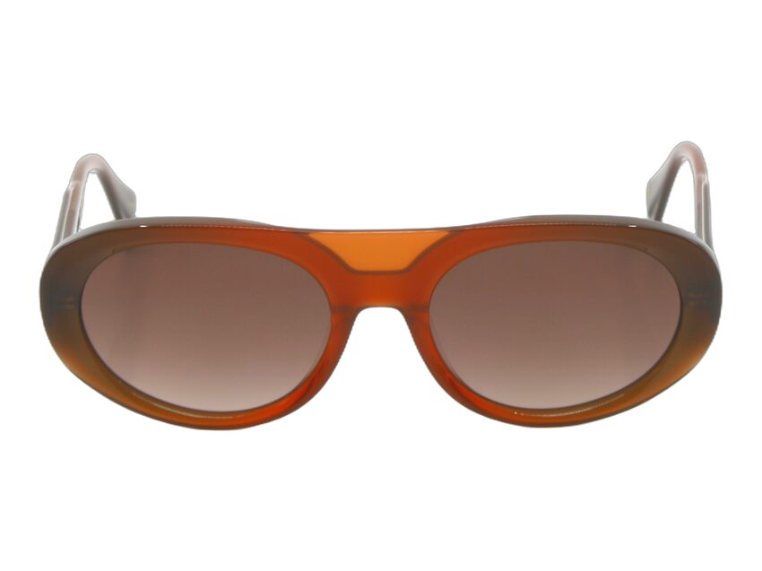 Lunettes de soleil Gigi Studios Lumi 6990 9 Caramel Vue de face