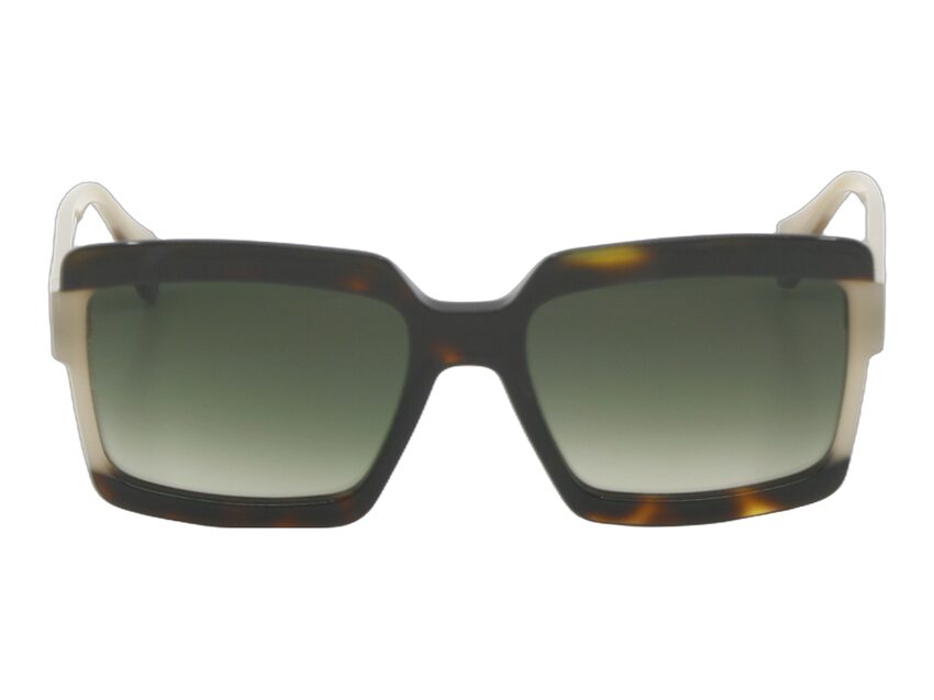 Lunettes de soleil Gigi Studios Olaya écaille et crème GS9006 02 S Vue de face